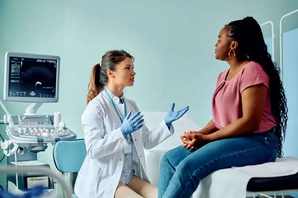 Rejuvenating Intimacy: Exploring Surgical Solutions for Vaginal Laxity 1 Woman have consultation about vaginal laxity Stowmarket